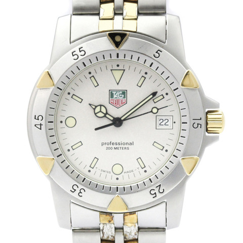 TAG HEUER 豪雅 1500 專業鍍金精鋼石英男錶 955.706G