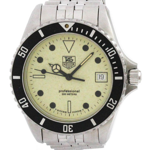 TAG HEUER 專業 1000 精鋼石英男士腕錶 980.113 復古款
