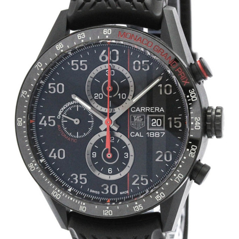 TAG HEUER 豪雅卡萊拉系列摩納哥大獎賽計時鈦金腕錶 CAR2A83