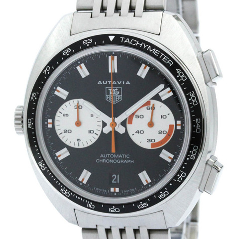 TAG HEUER Autavia 計時碼錶 鋼製自動腕錶 CY2111 拋光