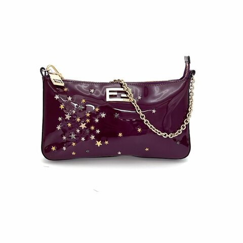 FENDI/芬迪金扣星星手提单肩腋下包