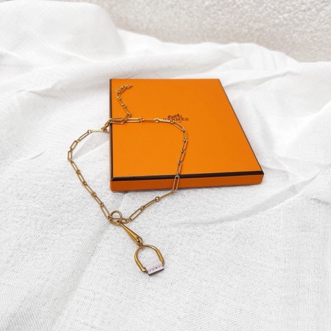 Hermès Equestre Pendant Necklace