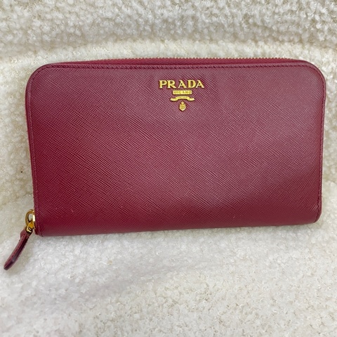 Prada/普拉達 長款錢包 紅色