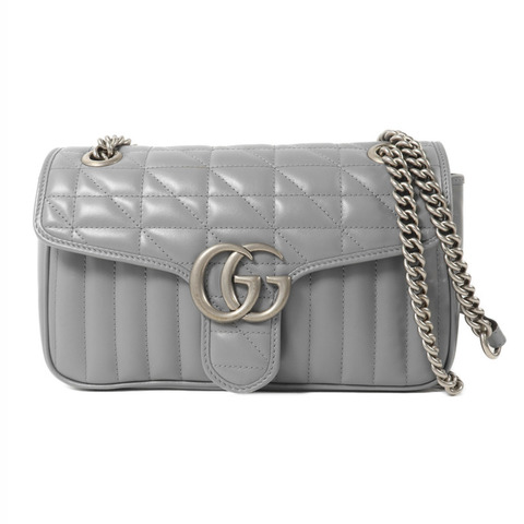 GUCCI 牛皮皮革GG Marmont Shoulder Bag鏈帶肩背袋