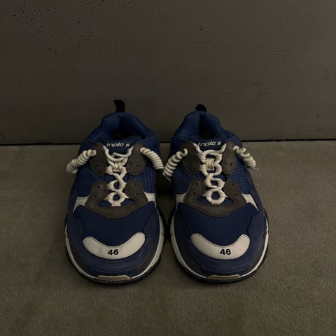 二手藍色Balenciaga Triple S