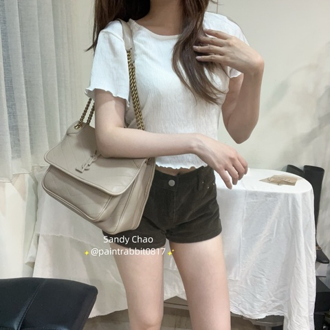 ෆ YSL Niki 中號奶茶🈶D扣