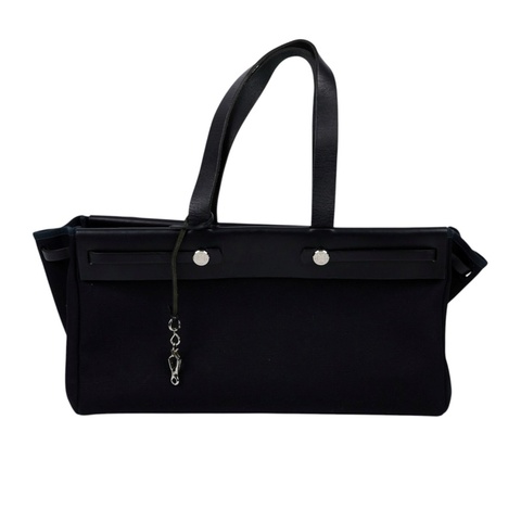 愛馬仕 Hermes Herbag Cabas MM HERCMM G刻 黑Herbag Cabas MM