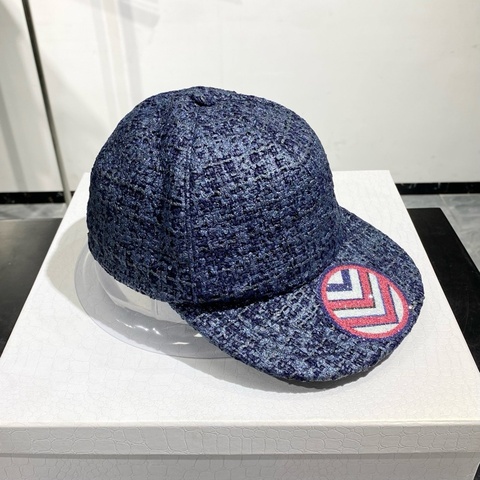 Chanel 香奈兒 閃粉粗毛呢 圓環標 秀款 棒球帽 鴨舌帽
