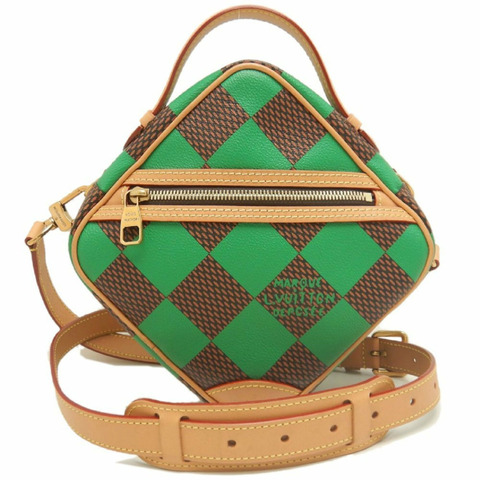 路易威登 Damier Pop Chess Messenger N40563 斜背包 綠色 女款 /253894