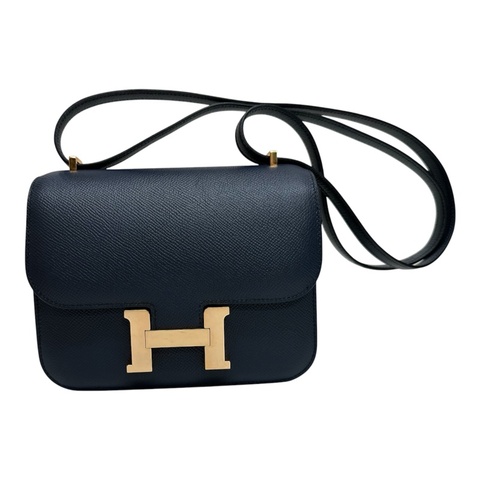 Hermès Constance 19 Epsom Bleu indigo 玫瑰金扣靛藍