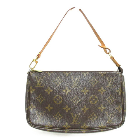 路易威登 (LOUIS VUITTON) 女士 Monogram Pochette Accessoires 配件包 M51980 棕色