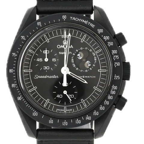 Swatch x Omega 月相任務史努比 SO33B700 生物陶瓷石英錶