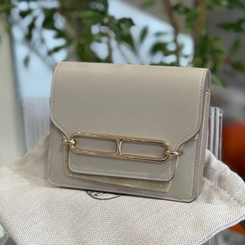 爱马仕Hermes roulis slim钱包 冰川白金扣 ec皮