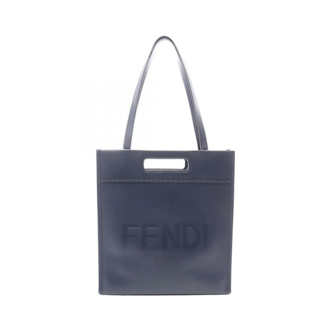 FENDI 購物袋/手提包 7VA481 皮革 海軍藍 二手 女士
