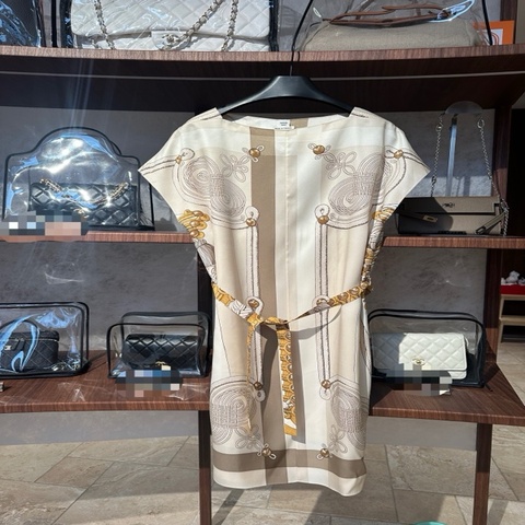 愛馬仕 Hermes  真絲連衣裙 38碼 僅試穿