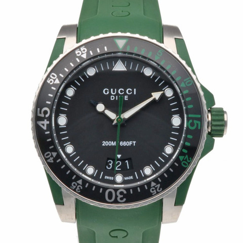 Gucci潛水錶，不鏽鋼YA136310 136.3石英男士腕錶 GUCCI