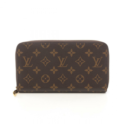 路易威登 Zippy Organizer 長皮夾 M62581 Monogram 帆布 棕色 二手 LV