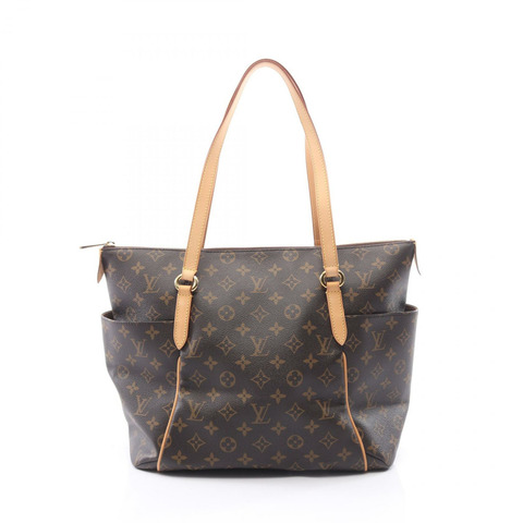 路易威登 Totally MM 單肩托特包 M56689 Monogram 帆布皮革二手