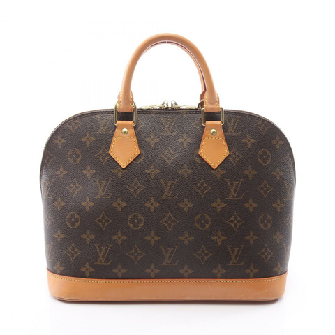 路易威登 Alma PM 手提包 M51130 Monogram 帆布皮革棕色二手女士