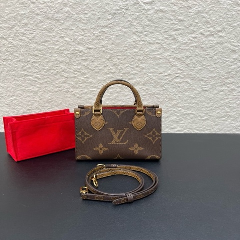 99新LV路易威登經典老花Onthego BB托特包手提斜挎包