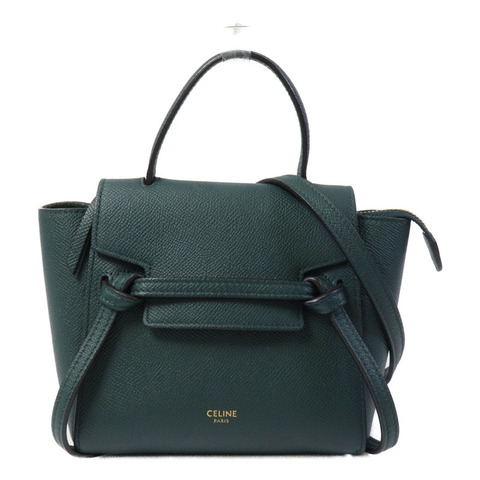 CELINE 牛皮皮革Mirco Belt Bag手挽肩背兩用袋