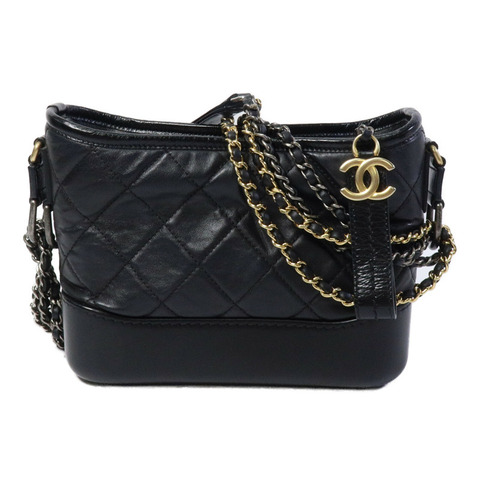 CHANEL 牛皮皮革Gabrielle Small鏈帶肩背袋