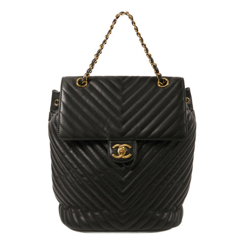 CHANEL 羊皮皮革Urban Spirit Backpack背包