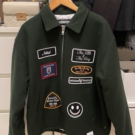 NEIGHBORHOOD 23AW MELTON ZIP UP JACKET