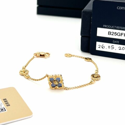 BUCCELLATI/布契拉提OPERA系列藍琺瑯手鍊