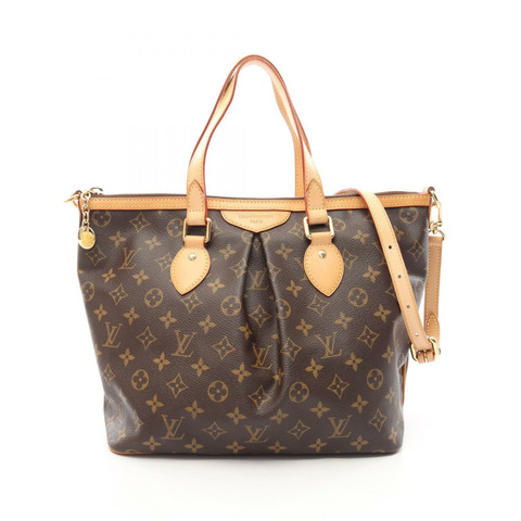 路易威登 Palermo PM 單肩手提包 M40145 Monogram 帆布 二手 LV