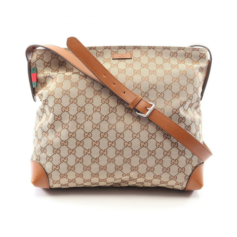 GUCCI G帆布Sherry系列單肩斜背包 308930 帆布皮革 二手