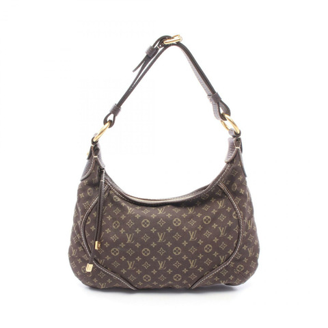 LOUIS VUITTON Manon PM 單肩包 M95621 Monogram 迷你 Lin 皮革 ebene LV