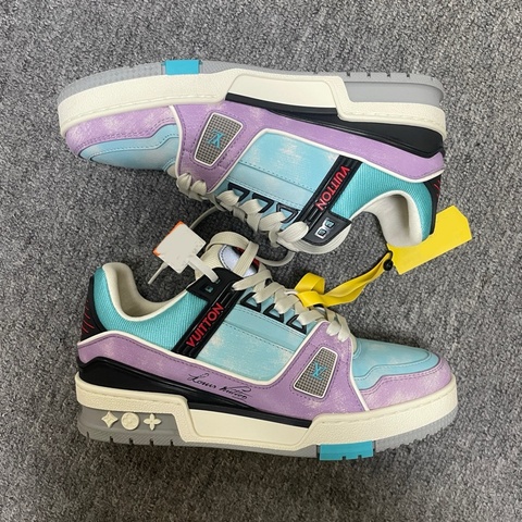 LOUIS VUITTON/路易威登 Trainer 系帶低幫時尚板鞋  36.5碼 95新