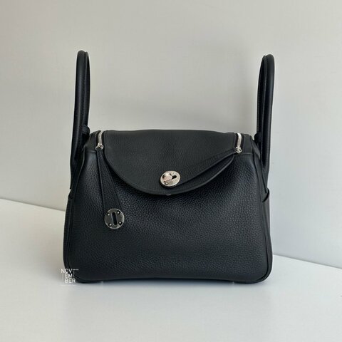 99.9新🆕 Hermès 愛馬仕 Lindy 26 黑色銀釦