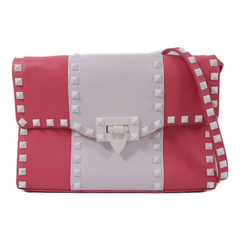 Valentino 牛皮皮革Rockstud肩背袋