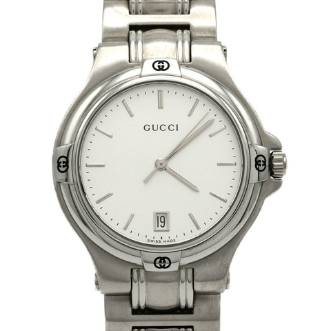 Gucci 圓形錶殼 9040M YA090318 不鏽鋼石英錶