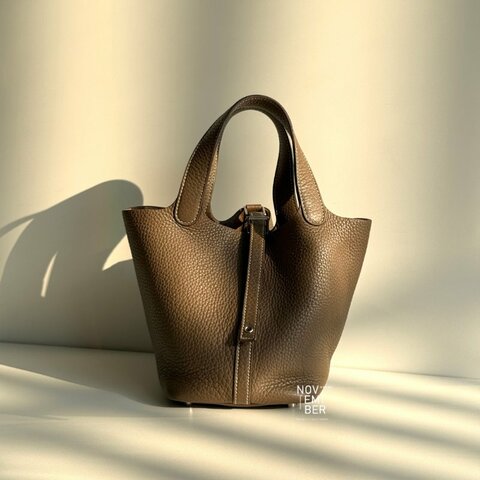 99新🆕 Hermès 愛馬仕 Picotin18 大象灰銀釦