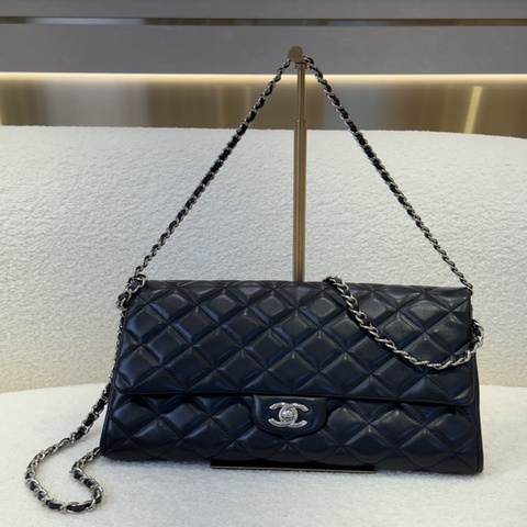 Chanel黑銀羊皮 timeless