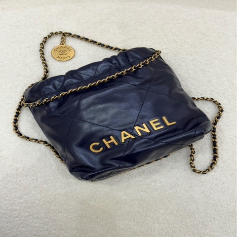 Chanel 22Mini 高級深藍色