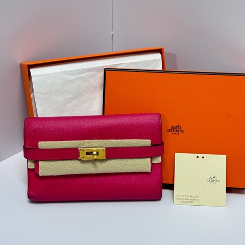 (超稀有全配🎁) Hermes Kelly 中夾 Epsom小牛皮 【專櫃124,600】