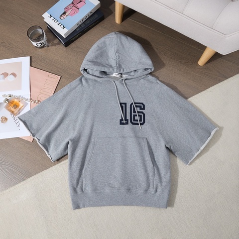 CELINE 16數字短袖連帽衛衣