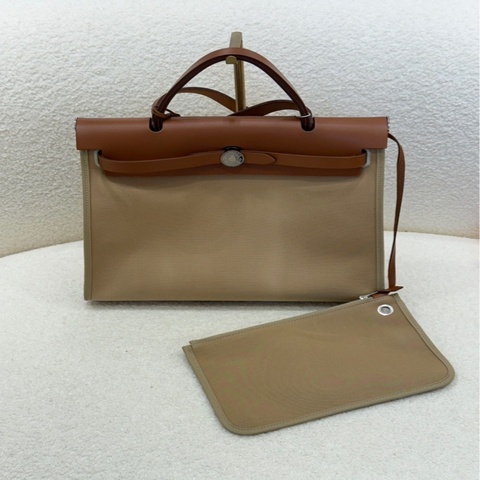 Hermès herbag 31 優雅棕色
