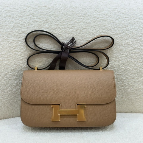 Hermès 奶茶色康康 18 U刻