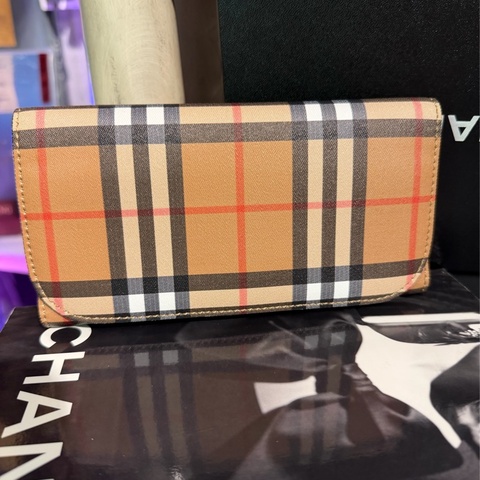 博柏利  Burberry  手拿包 經典長皮夾 長夾 男裝 女裝 經典款 黑色