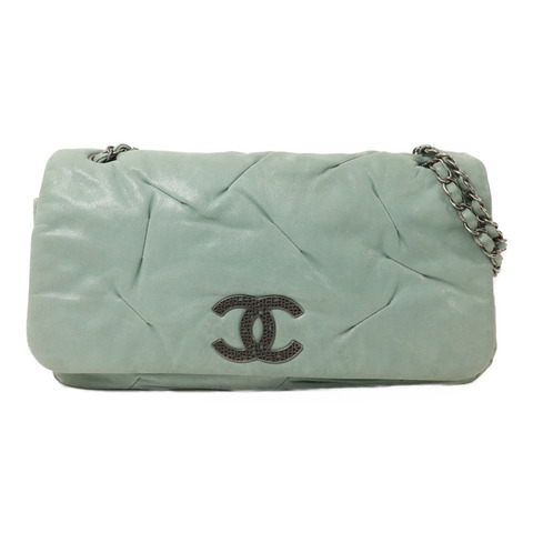 CHANEL 牛皮皮革Chain Shoulder鏈帶肩背袋