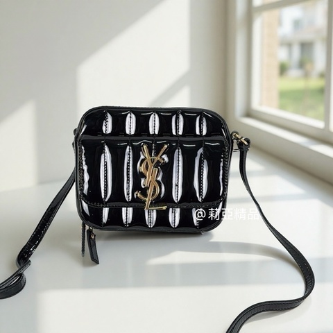 莉亞精品♡  YSL 554075 漆皮相機包 二手美品