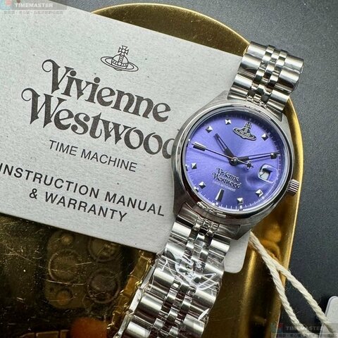 Vivienne Westwood手錶,編號VW30319,28mm銀錶殼,銀色錶帶款