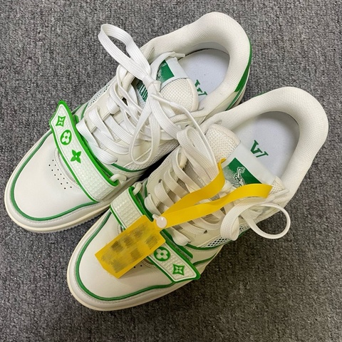 LOUIS VUITTON/路易威登 Trainer 经典图案复古 时尚板鞋  尺碼38