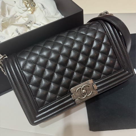 Chanel boy25 黑銀❤️‍🔥