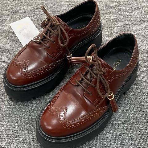 CELINE/赛琳 流苏德比厚底鞋 尺碼35.5